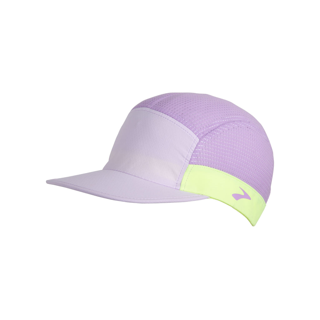 Unisex Brooks Propel Mesh Hat. Light Purple. Front view.