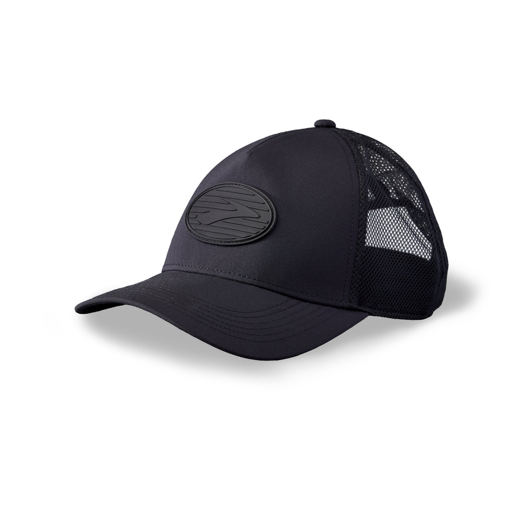 Brooks Surge Trucker Hat. Black.