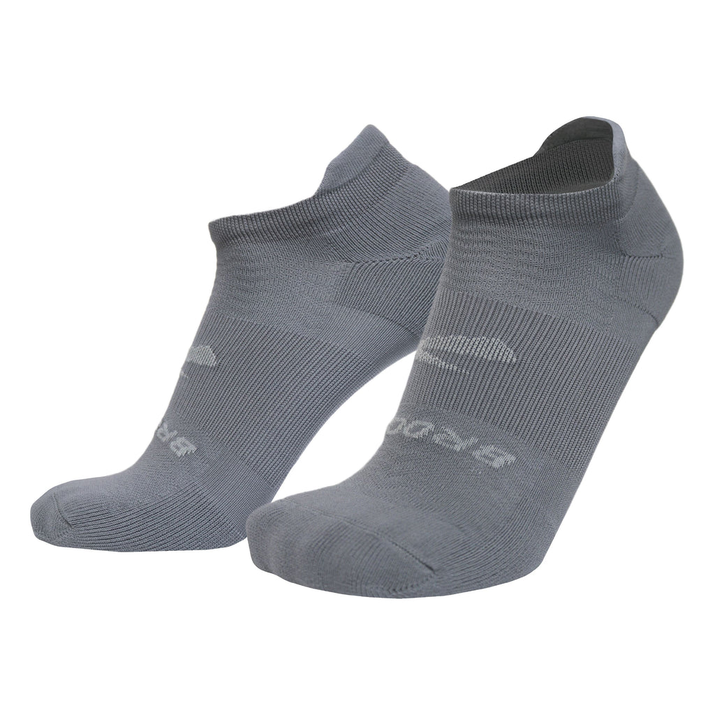 Unisex Brooks Run-In No Show Socks. Grey.