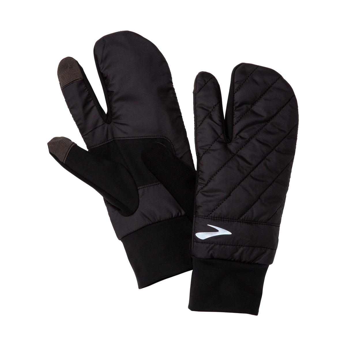 Brooks Sheild Lobster Gloves. Black.