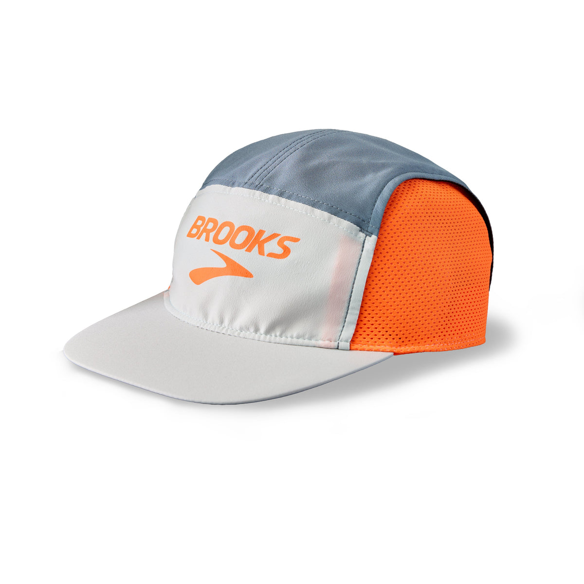 Brooks Propel Mesh Hat 2.0 in Smoke/Storm/Brooks Logo