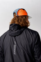 Brooks Propel Mesh Hat 2.0 in Smoke/Storm/Brooks Logo, back view