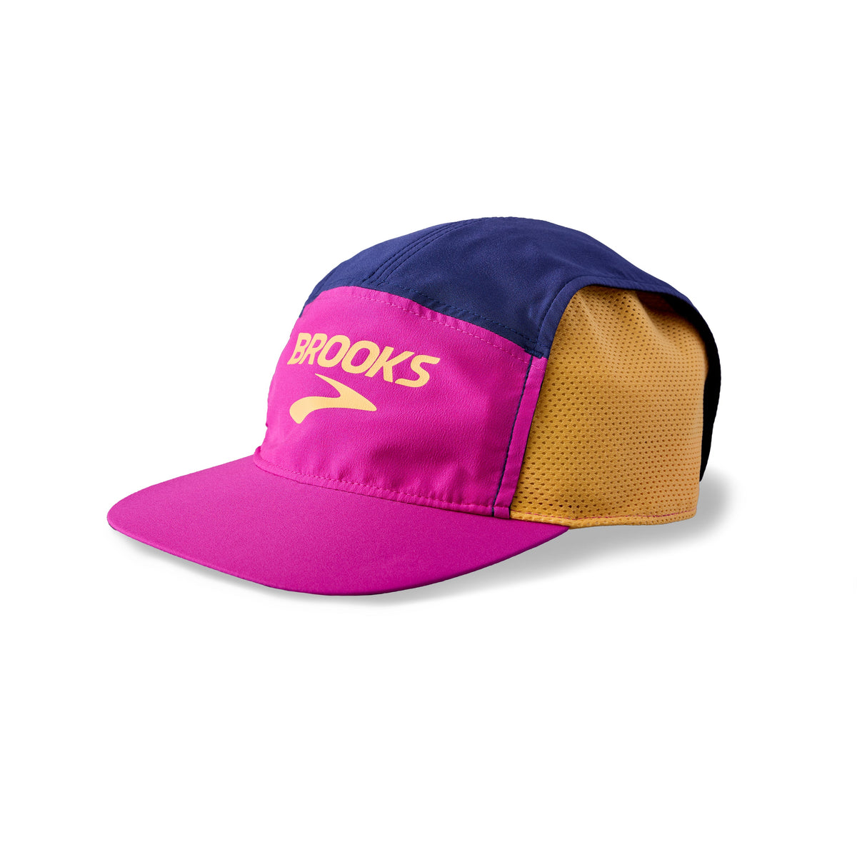 Brooks Propel Mesh Hat 2.0 in Magenta/Midnight/Brooks Logo