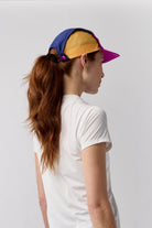Brooks Propel Mesh Hat 2.0 in Magenta/Midnight/Brooks Logo, back view