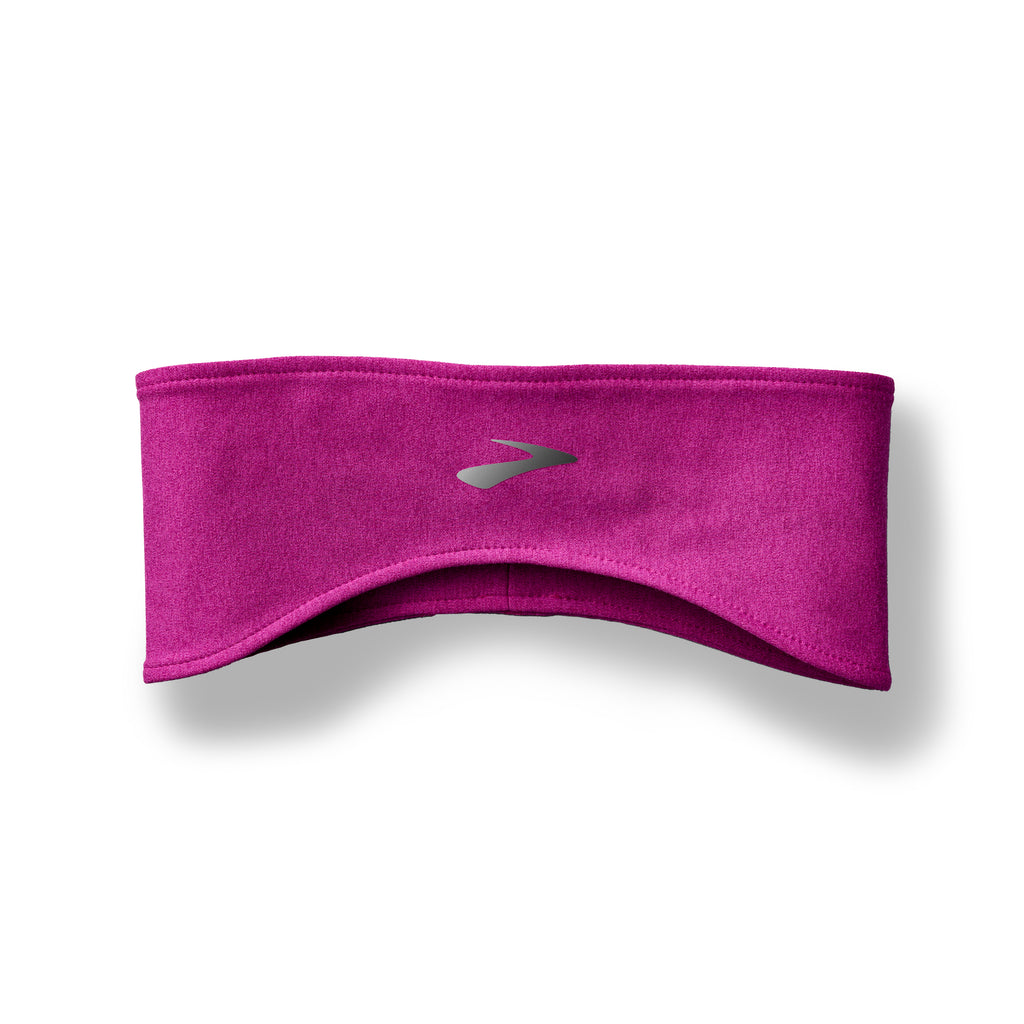 Brooks Luxe Thermal Headband. Magenta.