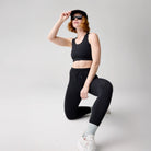 Brooks Luxe Pocket Sports Bra Women's Black