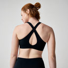Women's Brooks Chaser Padded Bra. Black.