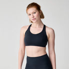 Women's Brooks Chaser Padded Bra. Black.