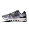 Men's On Cloudsurfer 2. Grey upper. White midsole. Medial view.
