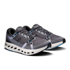 Men's On Cloudsurfer 2. Grey upper. White midsole. Lateral view.