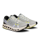 Men's On Cloudsurfer 2. Light Grey upper. White midsole. Lateral view.