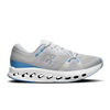 Men's On Cloudsurfer 2. Light Grey upper. White midsole. Lateral view.