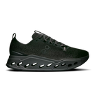 Men's On Cloudsurfer Max. Black upper. Black midsole. Lateral view.