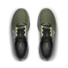 Men's On Running. Cloudmonster 3. Dark Green upper. Dark Grey midsole. Top view.