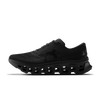 Men's On Running. Cloudmonster 3. Black upper. Black midsole. Medial view.