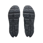 Men's On Running. Cloudmonster 3. Black upper. Black midsole. Bottom view.