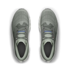 Men's On Running. Cloudmonster 3. Grey upper. Off White midsole. Top view.