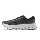 Men's On Running. Cloudmonster 3 Hyper. Black upper. White midsole. Medial view.