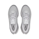 Men's On Running Cloudrunner 3. Light Grey upper. White midsole. Top view.
