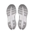 Men's On Running Cloudrunner 3. Light Grey upper. White midsole. Bottom view.