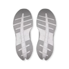 Men's On Running Cloudrunner 3. Light Grey upper. White midsole. Bottom view.