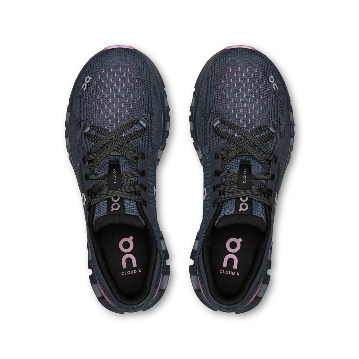 Women's On Cloud X 4 in Navy/Sakura