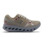 Women's On Cloudsurfer 2. Beige upper. White midsole. Lateral view.