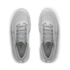 Women's On Running. Cloudmonster 3. White upper. White midsole. Top view.