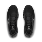 Women's On Running. Cloudmonster 3. Black upper. Black midsole. Top view.