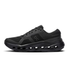 Women's On Running Cloudrunner 3. Black upper. Black midsole. Medial view.