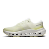 Women's On Running Cloudrunner 3. Light Yellow upper. White midsole. Medial view.