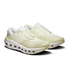 Women's On Running Cloudrunner 3. Light Yellow upper. White midsole. Lateral view.