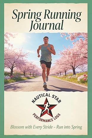 Spring Running Journal book.
