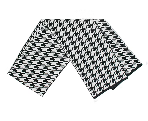 Mitchie's Matchings Houndstooth Pattern Knit Scarf Women's