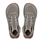 Men's Altra Lone Peak 9 Waterproof MID in Brown/Taupe, top view.