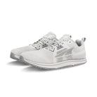 Women's Altra Solstice XT 3. White upper. White midsole. Lateral view.