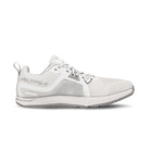 Women's Altra Solstice XT 3. White upper. White midsole. Medial view.