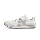 Women's Altra Solstice XT 3. White upper. White midsole. Lateral view.