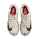 Men's Nike Zoom Fly 6. Light Grey upper. Grey midsole. Top view.