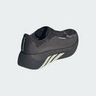 Adidas Hyperboost Edge men's shoes in Charcoal/Night Grey/Alumina — rear three-quarter view.