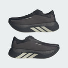 Adidas Hyperboost Edge men's shoes in Charcoal/Night Grey/Alumina — side profiles of the pair.