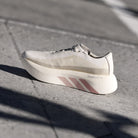 Adidas Hyperboost Edge women's running shoe in Off White/Vapour Pink/Matte Silver - opposite side profile