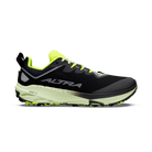 Altra Experience Wild 3 men's shoes in Black/Night Owl/Acid Lime — side profile.