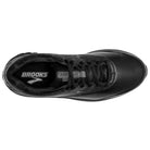 Brooks Addiction Walker 2 men's walking shoe in Black/Black, top view