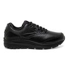 Brooks Addiction Walker 2 women's walking shoe in Black/Black, lateral side view