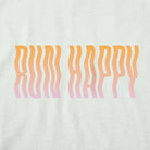 Brooks Distance Short Sleeve 2.0 for women in Heather Cool Mint/Run Happy, graphic detail