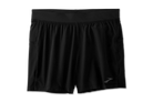Men's Brooks Sherpa 5" Shorts. Black. Front view.