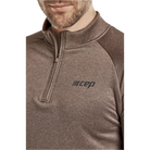 CEP Men's Cold Weather Quarter Zip Brown