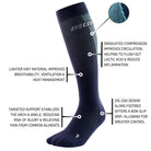 CEP Ultralight Tall Compression Socks Women's Blue/Light Blue product image