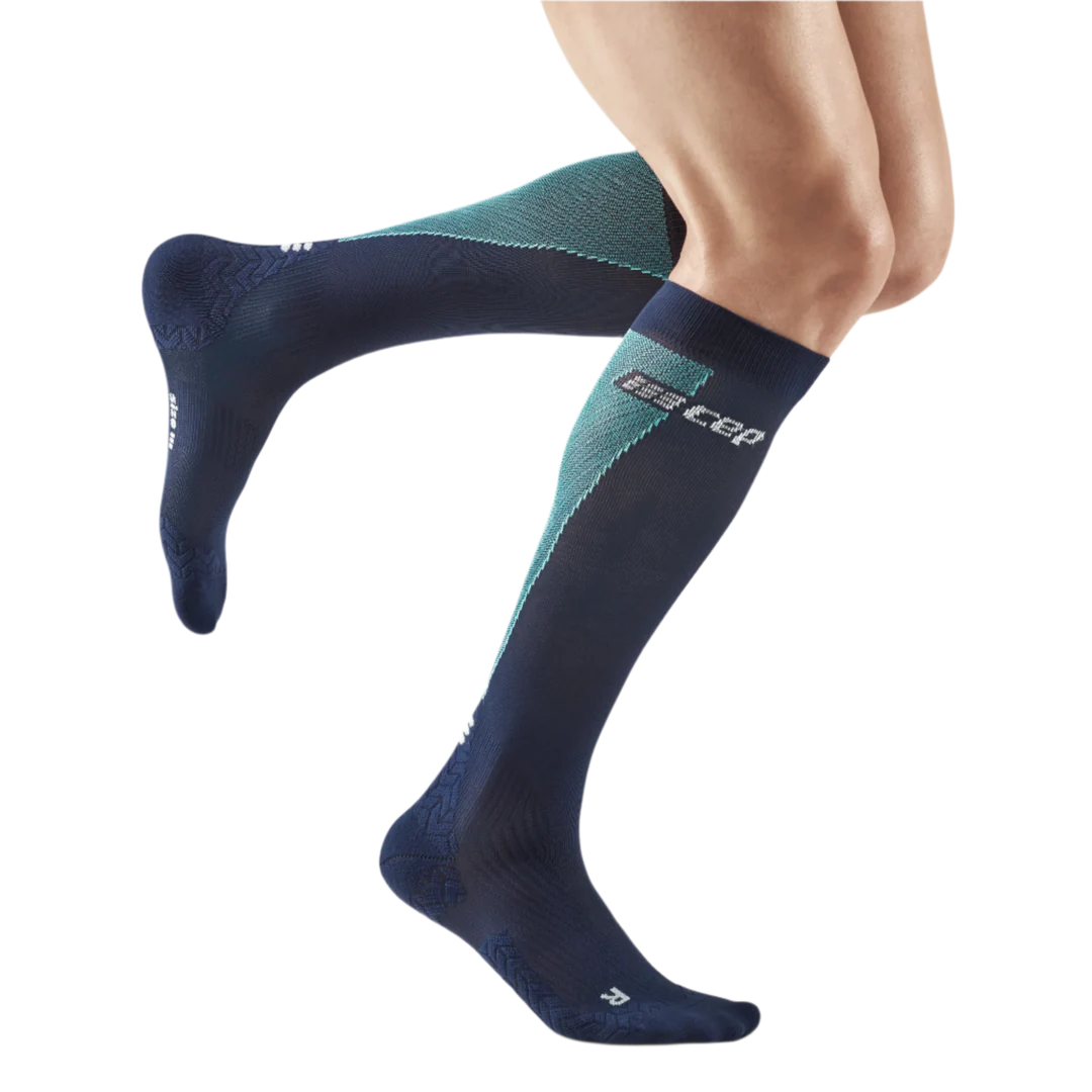 CEP Ultralight Tall Compression Socks Women's Blue/Light Blue product image